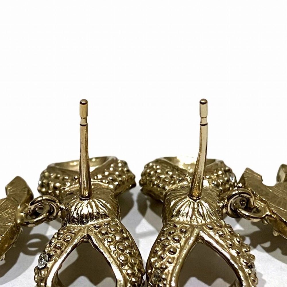 CHANEL Authentic Logo Earrings - Picture 5 of 10